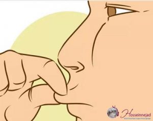 جلوگیری از عطسه کردن